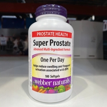 2瓶减10元 加拿大直邮WEBBER伟博超级前列宝Super Prostate 180粒