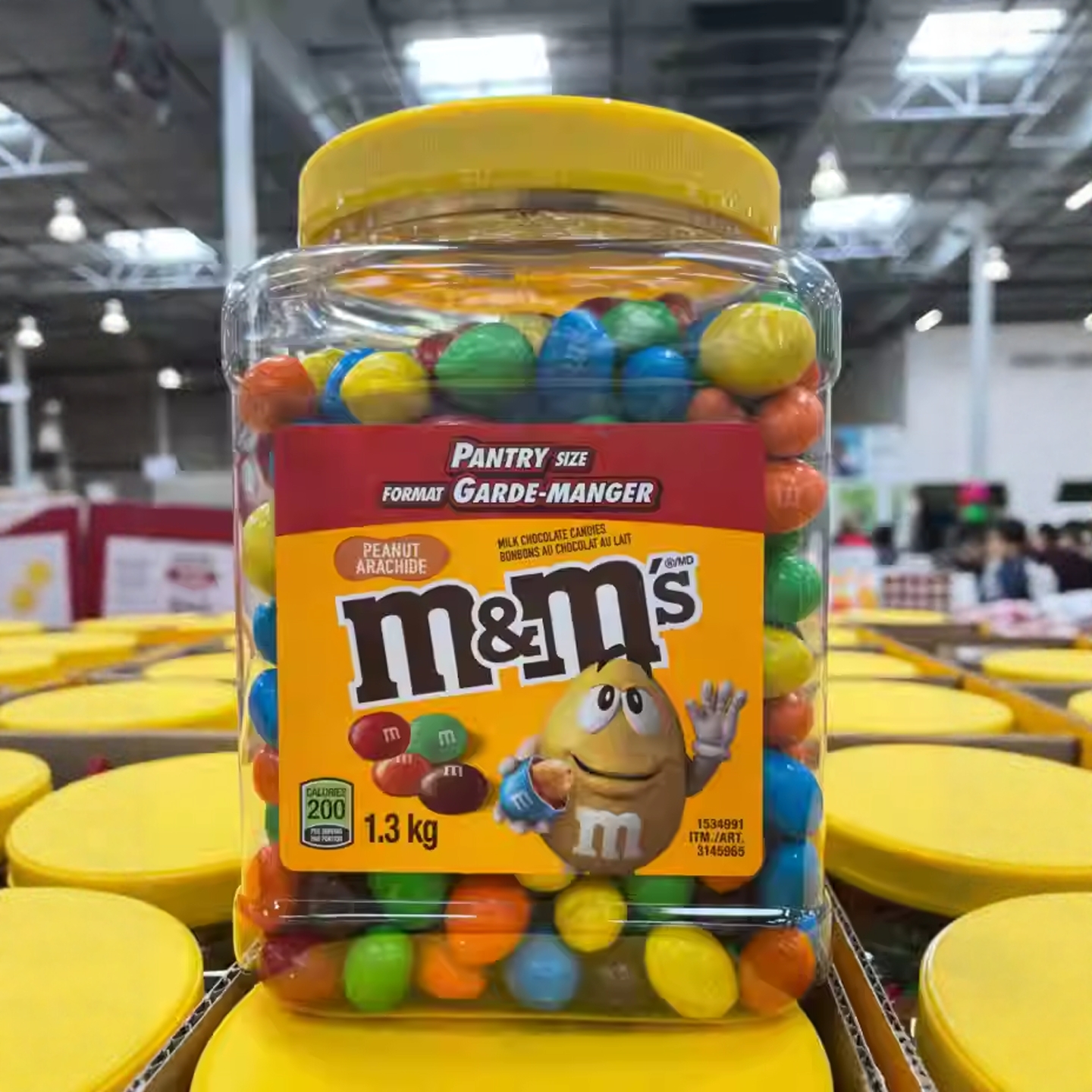 特价退款包裹26年3月加拿大MARS玛氏M&M花生牛奶巧克力豆1.3kg