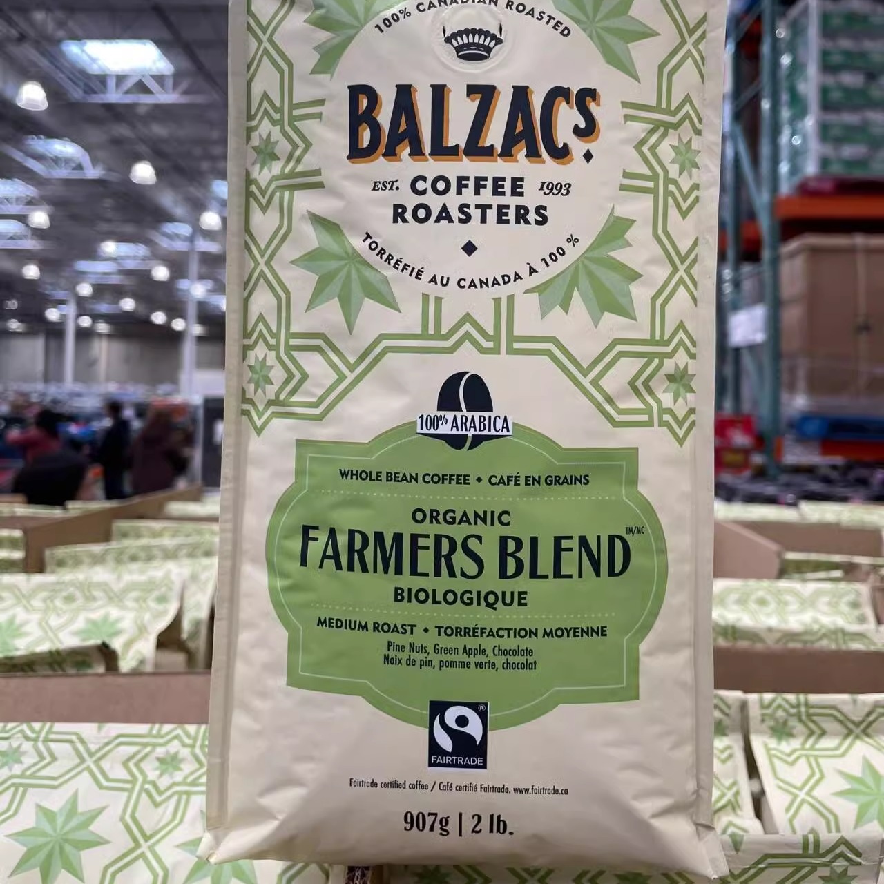 BALZAC's有机咖啡豆中度烘培