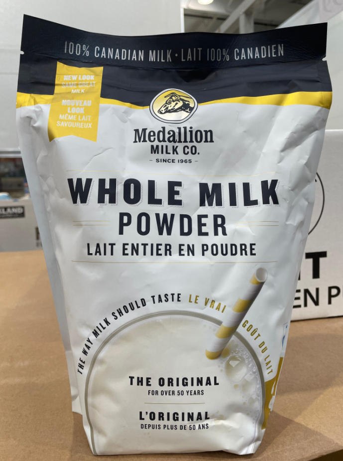 2袋减10元 加拿大直邮medallion麦德林全脂成人儿童奶粉1kg