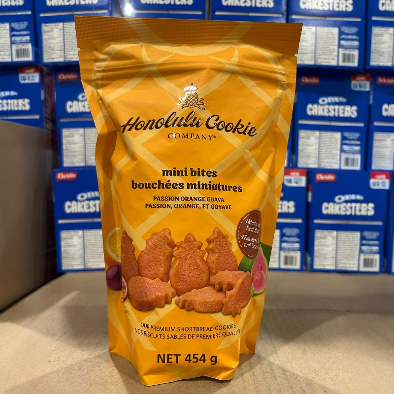 2袋减10加拿大直邮 Honolulu 黄油曲奇饼干 0反式脂肪454g