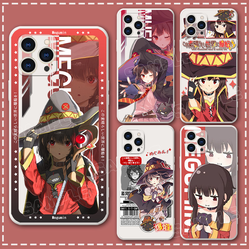 为美好的世界献上爆焰惠惠手机壳适配苹果13华为vivooppo小米直边