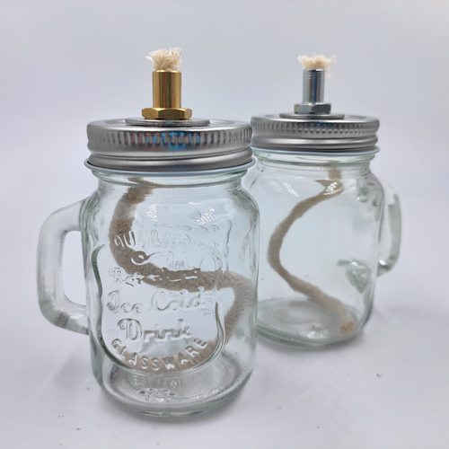 玻璃油灯把子露营酥油煤油火水