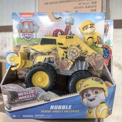 新款汪汪队立大功儿童玩具布巴洛希怪兽越野卡车狗狗队救援巡逻车