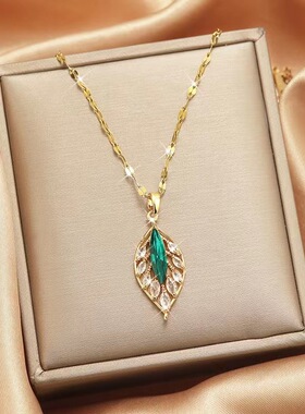 新款金枝玉叶项链网红款爆款简单轻质高级感小红薯爆款轻奢