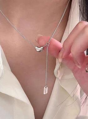 S925纯银满天星珍珠项链女小众简约时尚轻奢不掉色锁骨链配饰