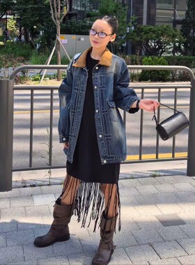 九0830韩国东大门运动户外夹克区ous-8623034洋气通勤百搭纯色