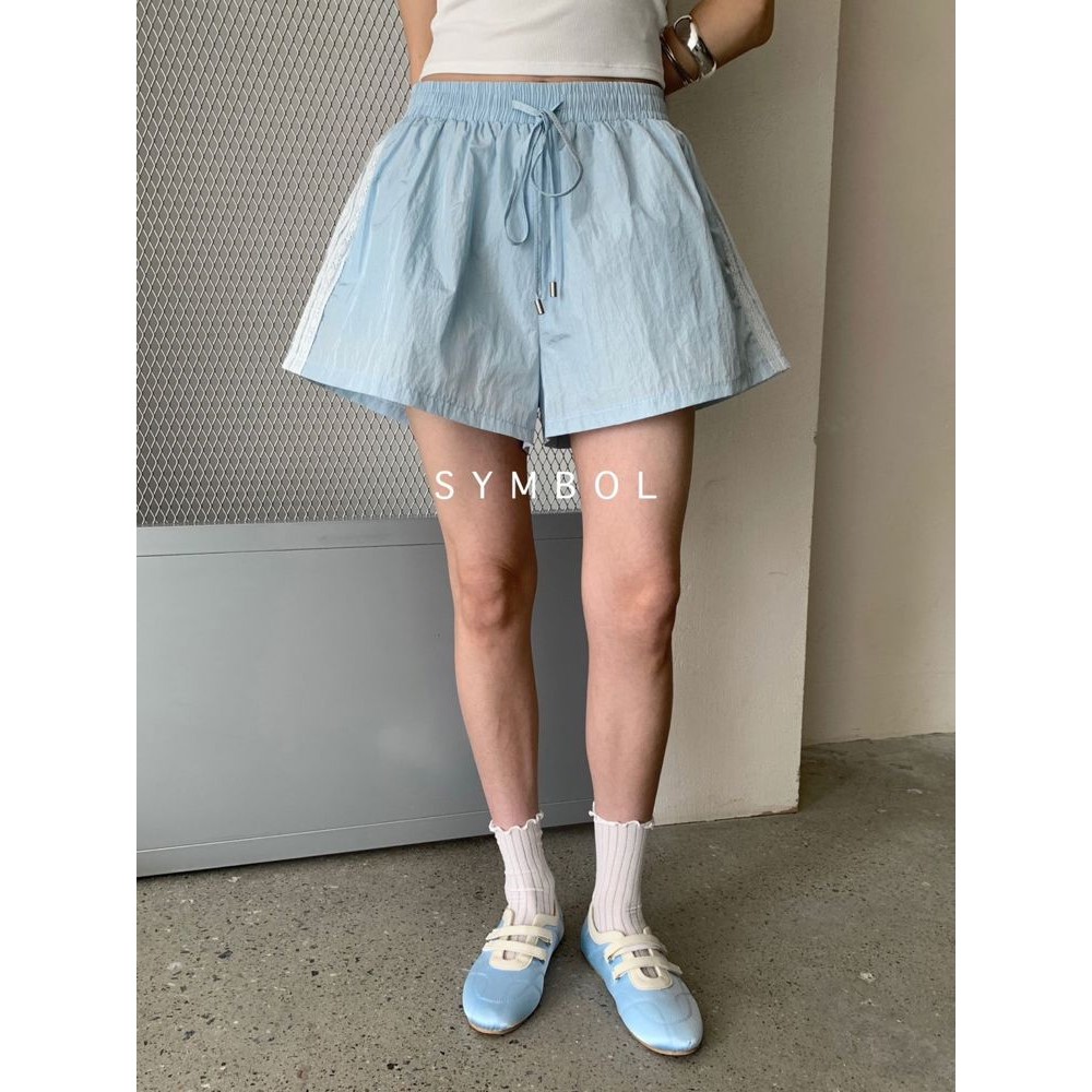 九0523韩国东大门运动短裤区SYMBOL-8538301直邮街舞人气简约秋季