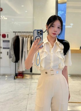 九0604韩国东大门休闲长裤区Herish-8550569直邮知性甜美风格秋夏