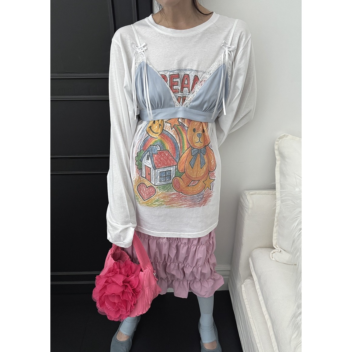 八0612韩国东大门运动瑜伽T恤区4283788纯色大气正品风格夏款时尚