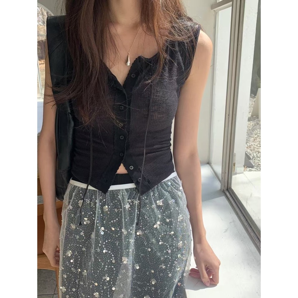 九0604韩国东大门运动瑜伽背心区Logarden-8549954简约秋季原宿