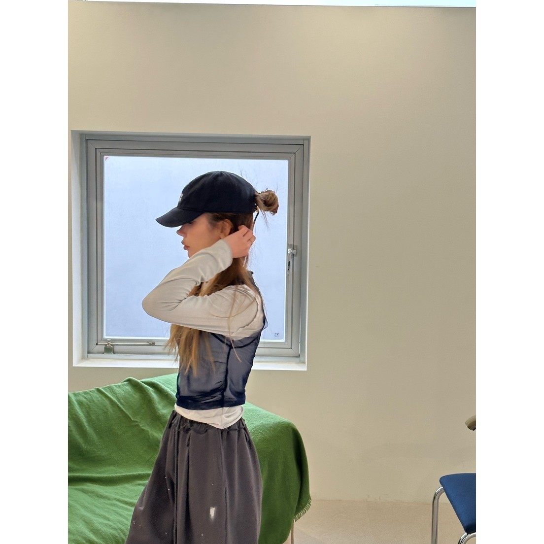 八0113韩国东大门运动瑜伽T恤区4558953纯色街舞正品复古冬款洋气,运动/瑜伽/健身/球迷用品,瑜伽t恤,淘宝优惠券,粉丝福利购,淘宝优惠卷