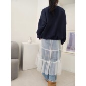 潮流正品 八0113韩国东大门1半身裙区4558075修身 通勤高档冬季 大气