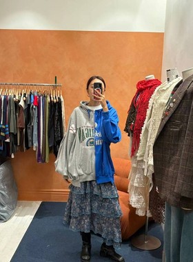 九1003韩国东大门运动户外卫衣区2ndk-8661928原宿人气复古秋季