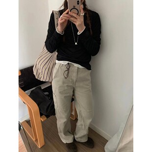 瑞丽正品 8751831冬季 别致休闲 FLOYD 九0315韩国东大门t恤区AND