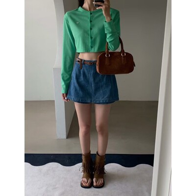 九0604韩国东大门针织衫-区VERANDA-8549163韩版英伦可爱洋气夏季