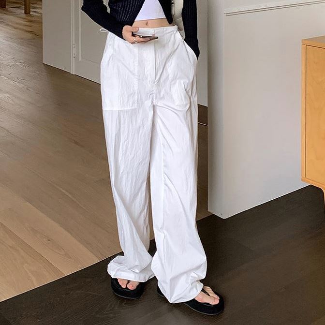 六0813韩国正品merryaroun-d-30417 裤子区纯色清新正品洋气夏款