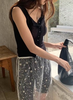 九0604韩国东大门运动瑜伽背心区Logarden-8549955通勤优雅纯色