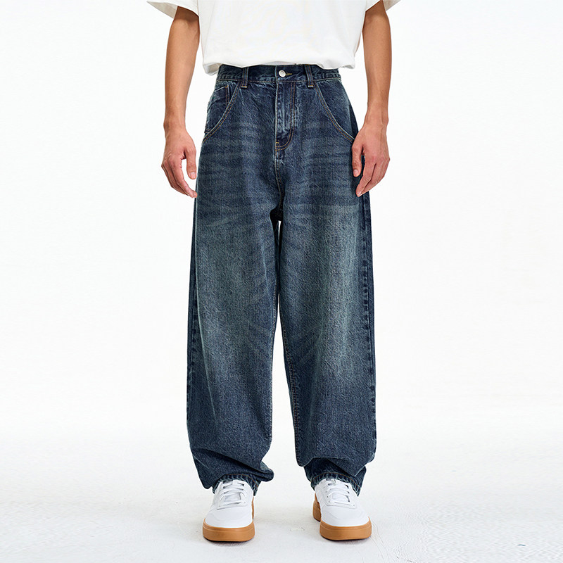 JARVISTORM复古赤耳丹宁牛仔裤男