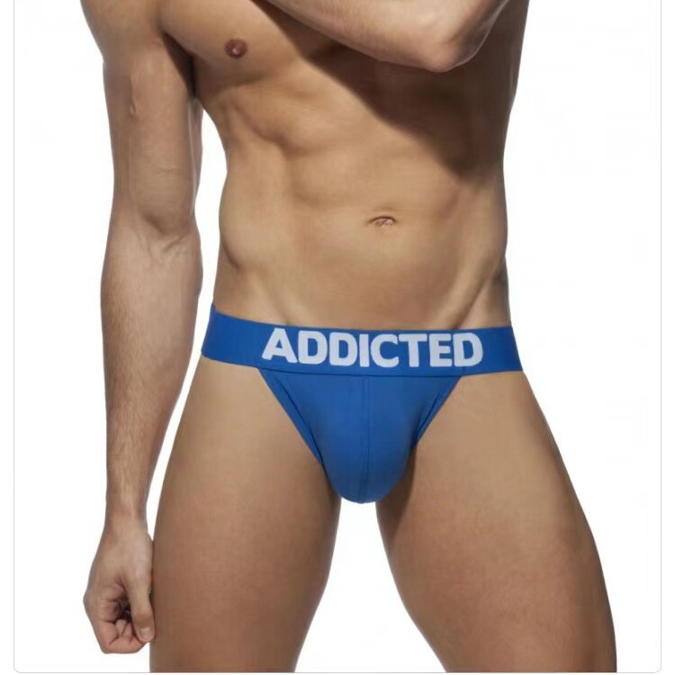 ADDICTED棉质青年运动潮流男士人生比基尼高叉小三角内裤衩子头