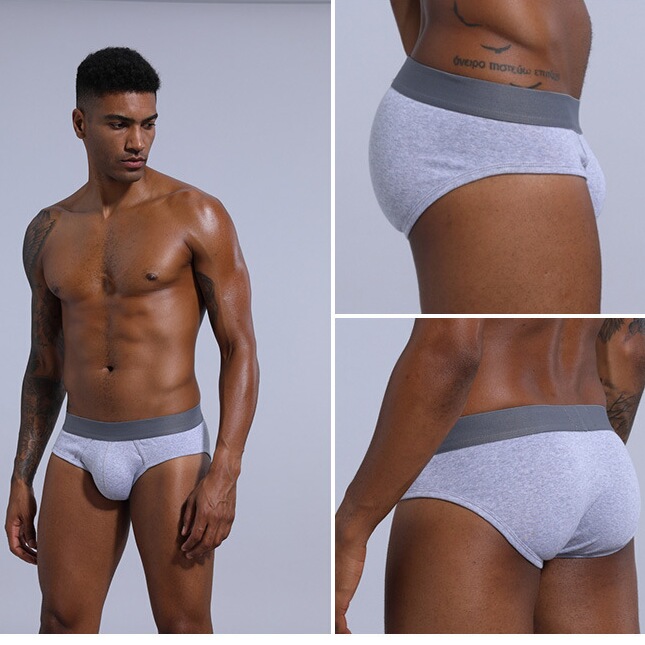 YCFY弹力棉吊环保健透气青年性感潮流男士人生三角内裤衩子头