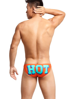 SEOBEAN希宾HOT火热黑白蓝绿橙色青年潮男士人生小三角内裤衩子头