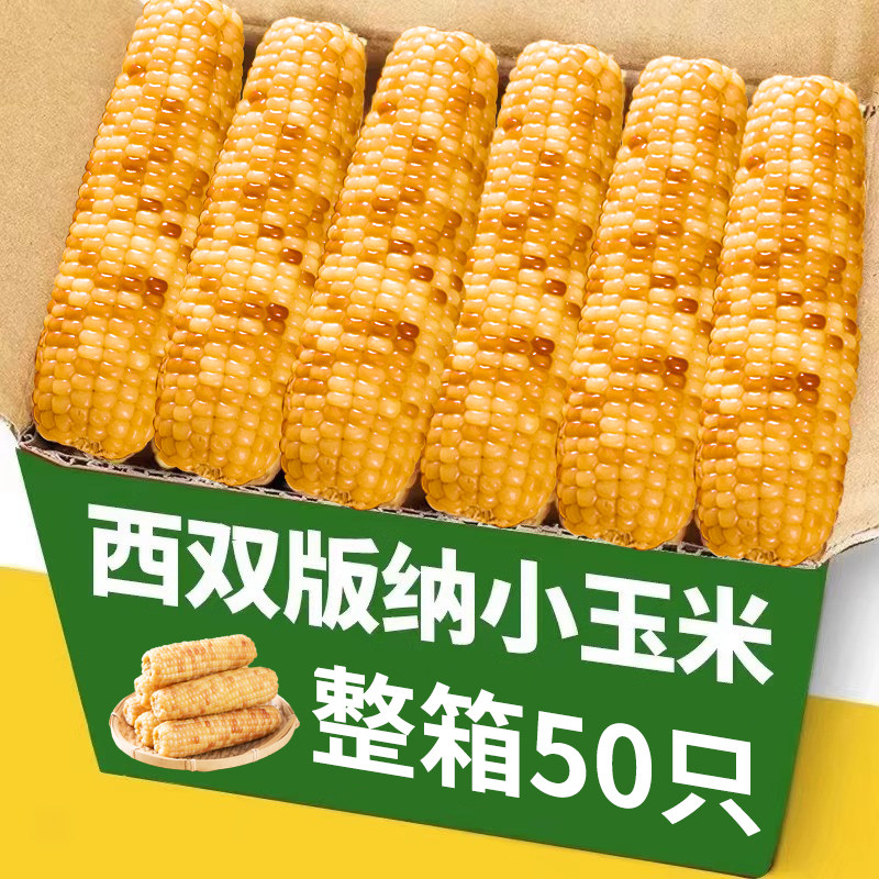 正宗云南花糯玉米现摘真空装开袋即食早餐甜粘糯西版纳香糯小玉米