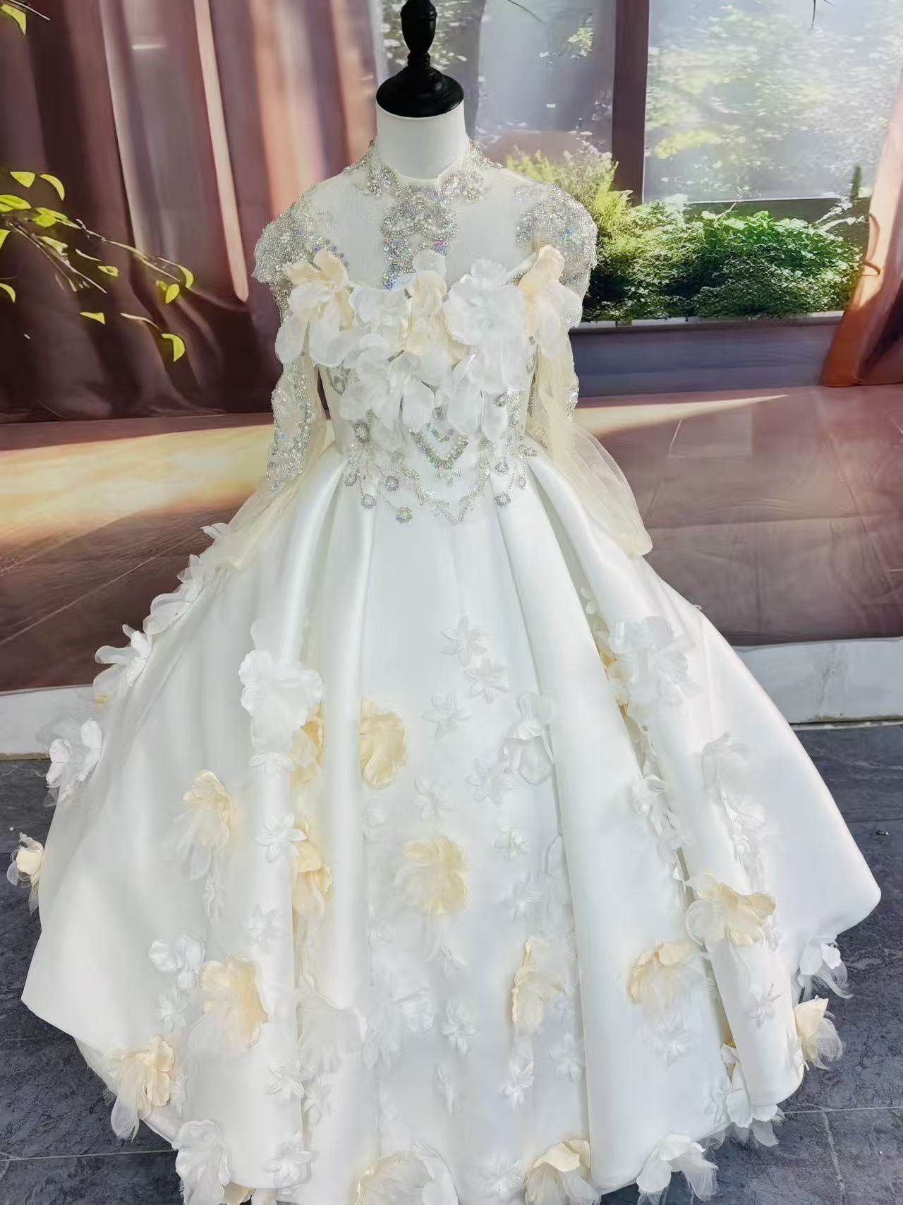 女童礼服高端轻奢小众高端生日公主裙儿童走秀主持人钢琴演出服,童装/婴儿装/亲子装,儿童礼服,淘宝优惠券,粉丝福利购,淘宝优惠卷