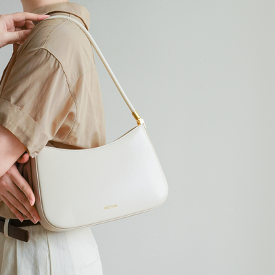 小众轻奢腋下法棍包单肩复古女包