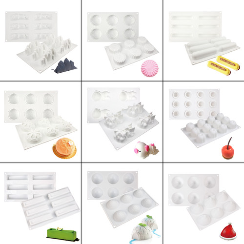 硅胶法式风蛋糕树叶模具