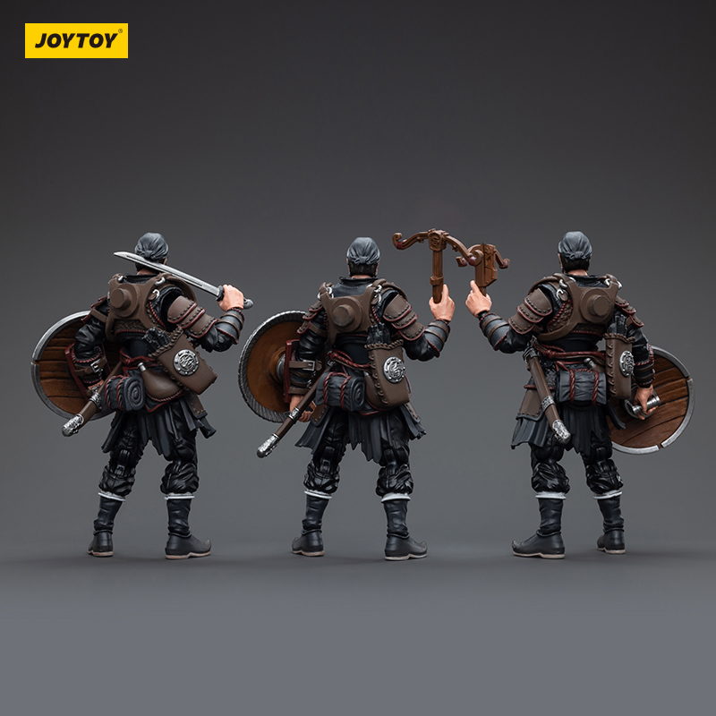 JOYTOY暗源江湖系列神机营士兵三人组可动兵人手办模玩礼物1：18