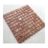 Красная пещера Каменная мозаичная плитка естественный мрамор древний плитка культурный каменный бар