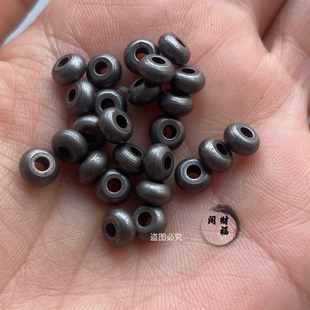复古藏式天铁文玩手串项链散珠隔片隔珠圆珠DIY文艺式配件单个价
