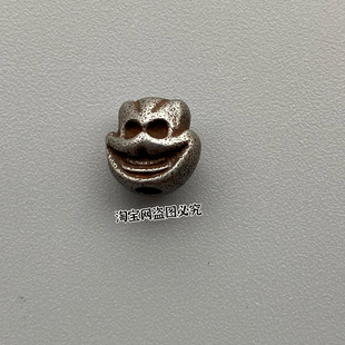 仿古藏传藏式天铁尸陀林主珠子手串DIY精工珠子手串隔珠佛珠配饰