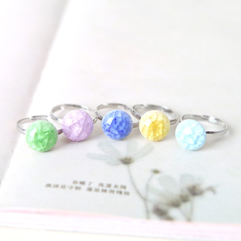 闺蜜名族风指环戒子陶瓷饰品时尚个性民族风戒指男女礼物情侣首饰