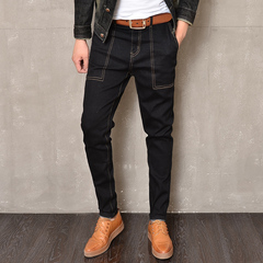 Jeans pour jeunesse en coton pour printemps - Ref 1463382 Image 16