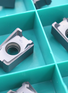 纳斯卡LNPU110408/15T608SRGE硬质合金涂层超快进给铣刀数控刀片