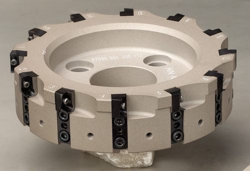 航空工艺表面磁化铝合金平面可调式铣刀盘镜面加工可转位数控刀具