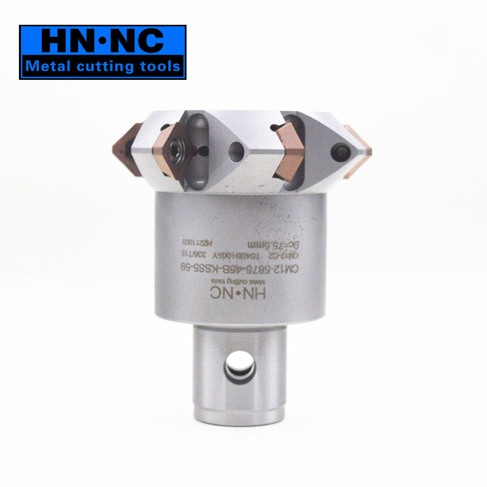 海纳cm12小旋风倒角铣刀加工中心45度v型坡口成型数控刀具刀头