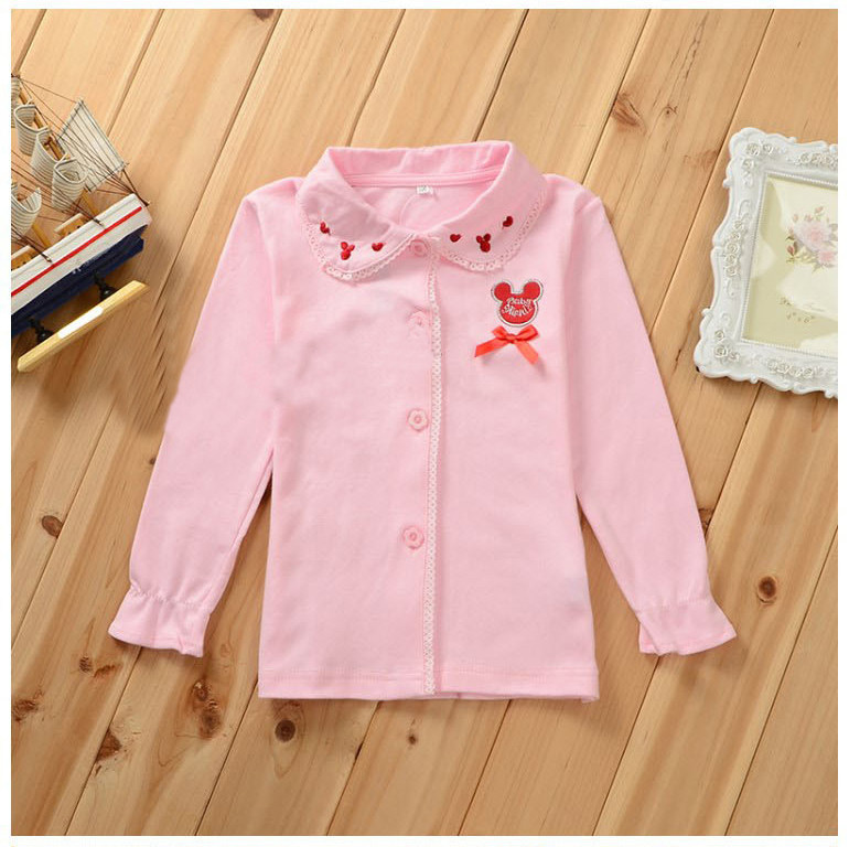 Chemise fille à manche longue - Ref 2087357 Image 3