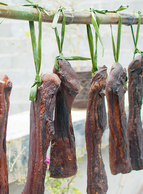 食在湘西腊肉湖南湘西凤凰特产腊肉手工自制烟熏肉烤腊味400g