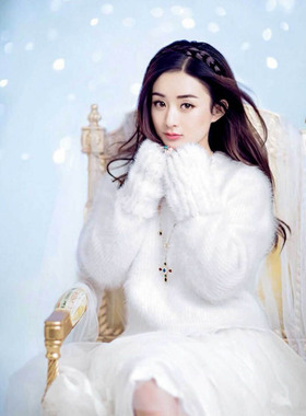美女照片海报装饰画