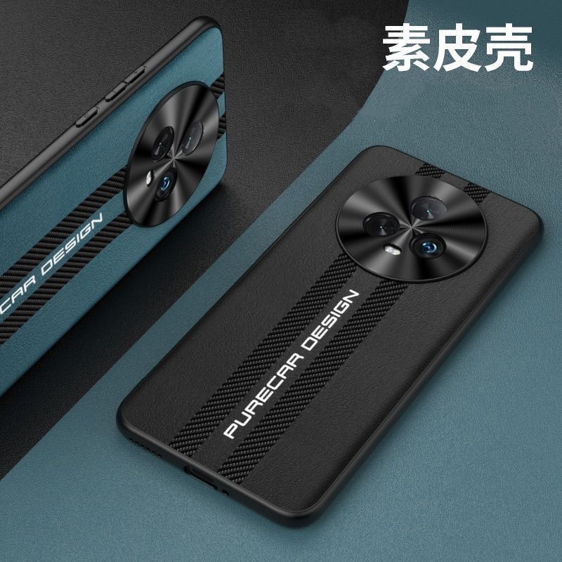 适用OPPO Reno14Pro五金素皮系列Reno13/12镜头全包11/10皮纹Reno9/8/7/6/5碳纤维纹理FindX6手机壳保护套