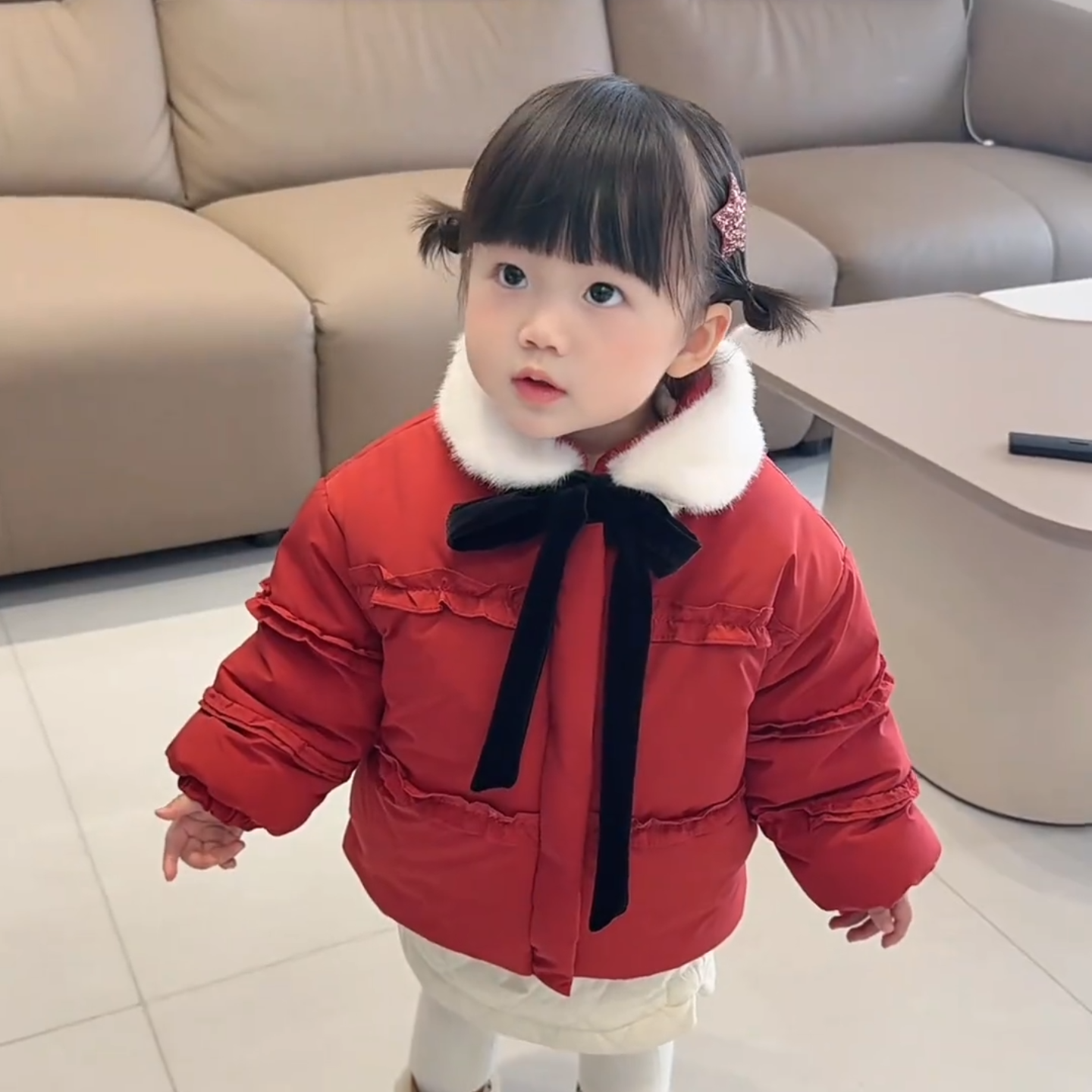 女童2026新年棉服毛领2025冬季冬装新款红色棉衣外套加厚儿童棉袄,童装/婴儿装/亲子装,棉袄/棉服,淘宝优惠券,粉丝福利购,淘宝优惠卷