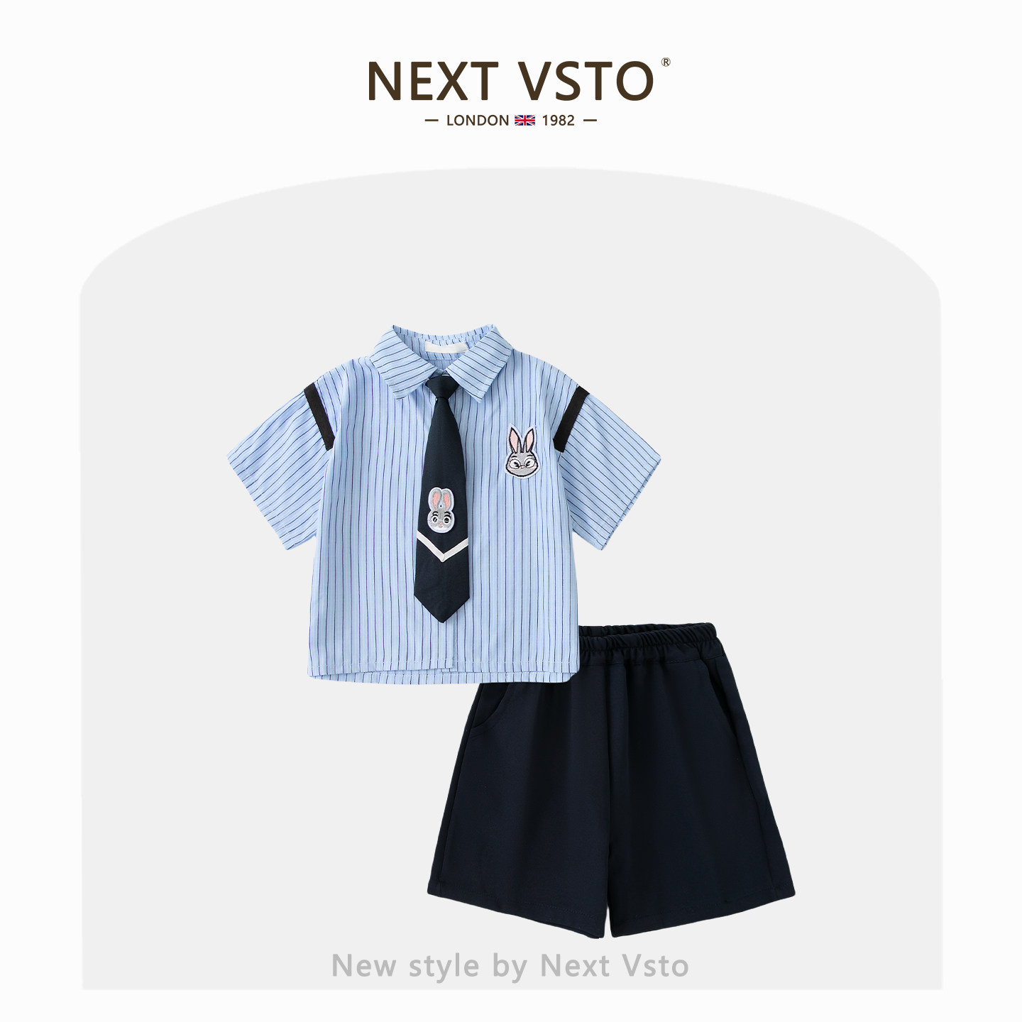 英国NEXT VSTO男童朱迪jk制服套装夏装新款儿童学院风幼儿园班服图片