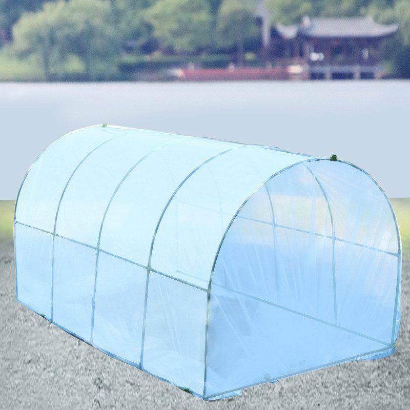 阳光暖棚骨架家用庭院阳光房温室防风支架塑料膜农村房前冬天过冬