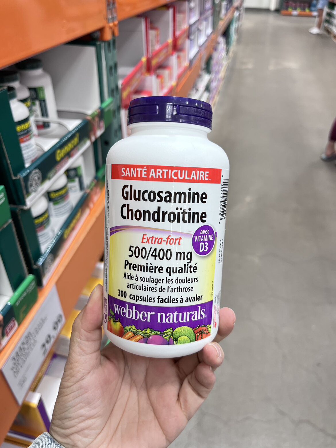 加拿大 伟博webber维骨力氨糖软骨素硫酸氨基葡萄糖300粒胶囊