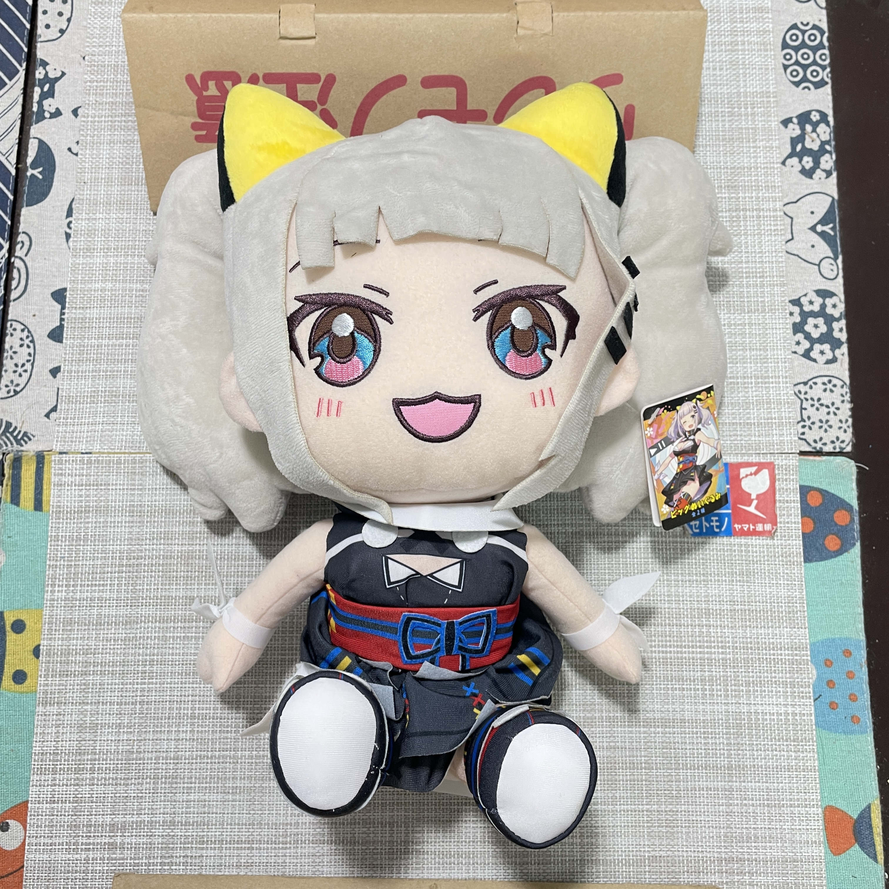 日版 辉夜月 taito正版 fufu 大号玩偶 Luna公仔  vtuber