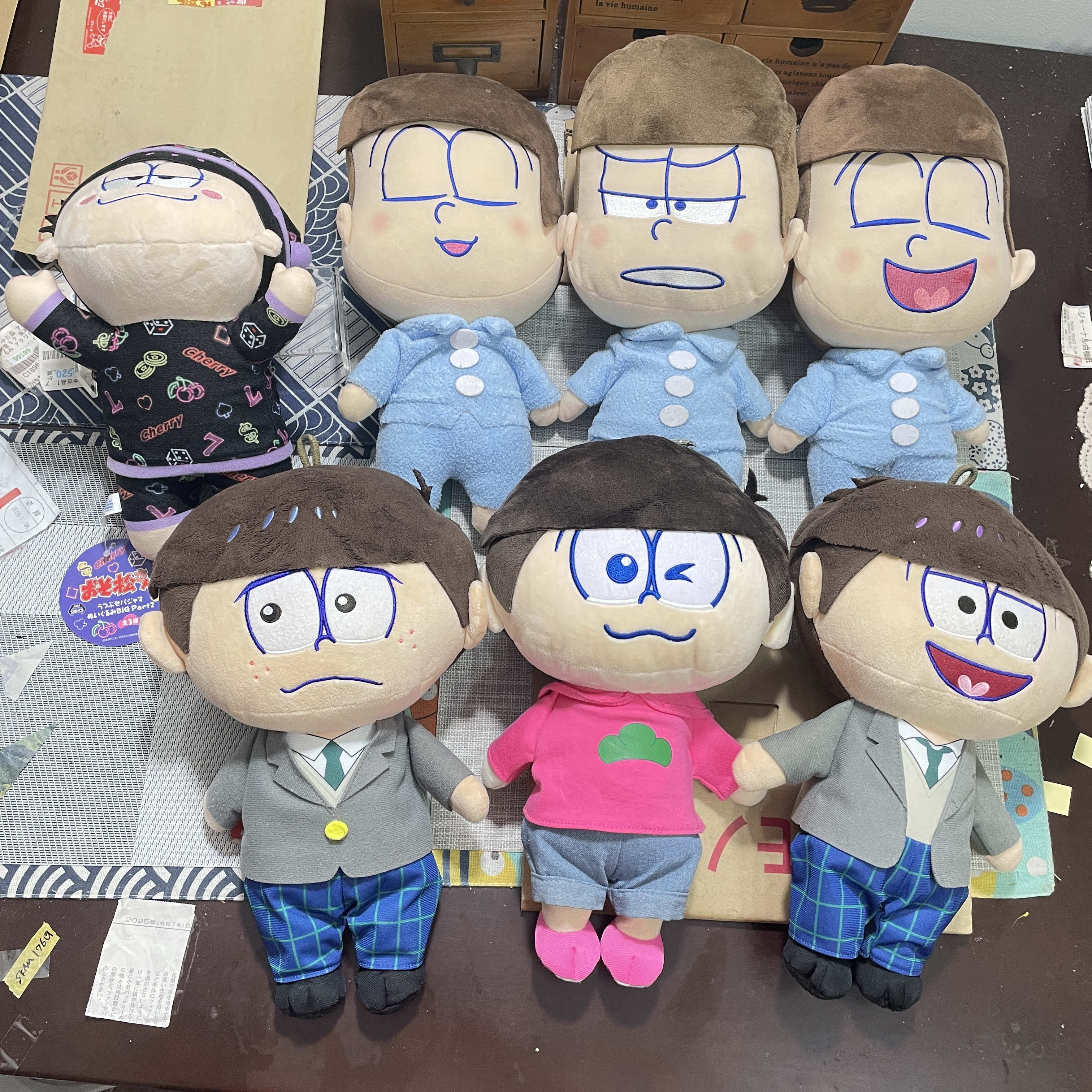 阿松 国现 毛绒玩具 玩偶 日购官谷 正品