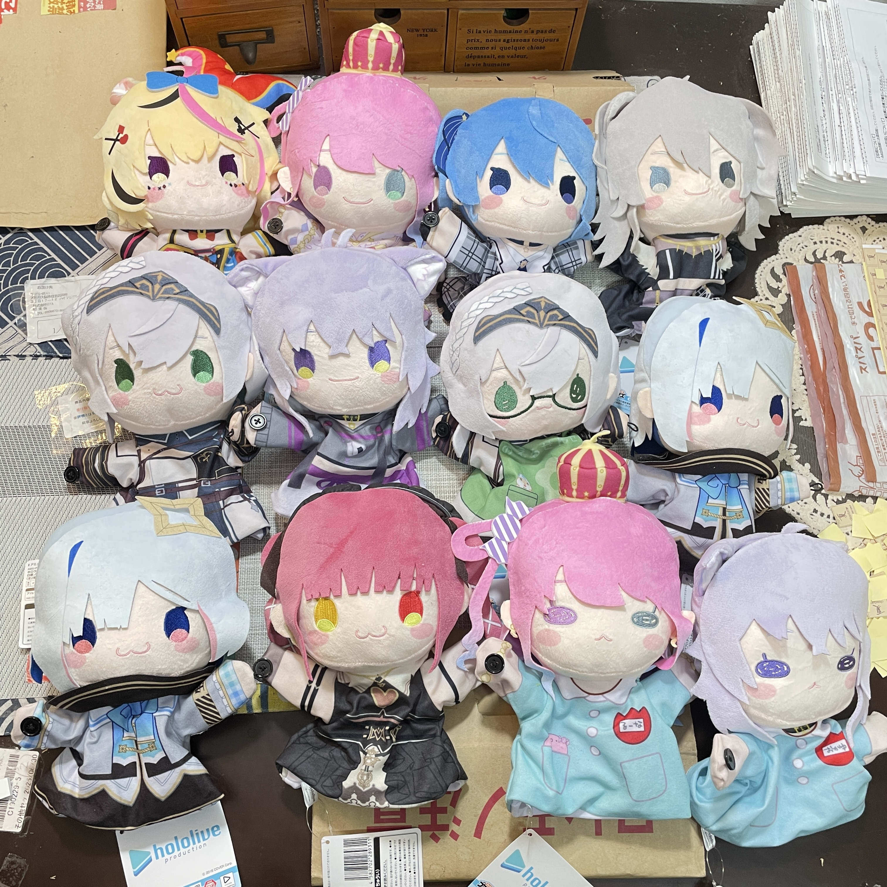 官谷日购 hololive 虚拟主播 手偶 Furyu 公仔玩偶 毛绒玩具 2仓